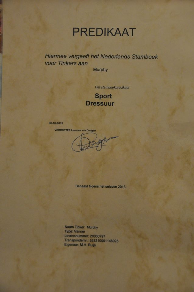 Sportpredicaat Murphy